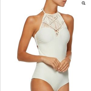 MIKOH Moorea white one piece swimsuit